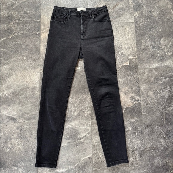 Everlane Denim - Everlane The Curvy High-Rise Skinny Jean Black Jeans Size 28
